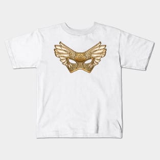 Golden Masquerade Kids T-Shirt